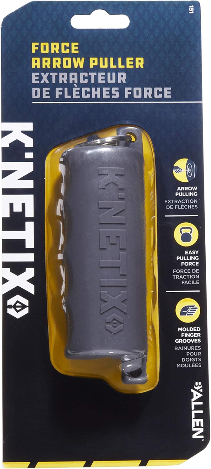 K’Netix Molded Rubber Arrow Puller and Crossbow Bolt Puller with Belt Clip