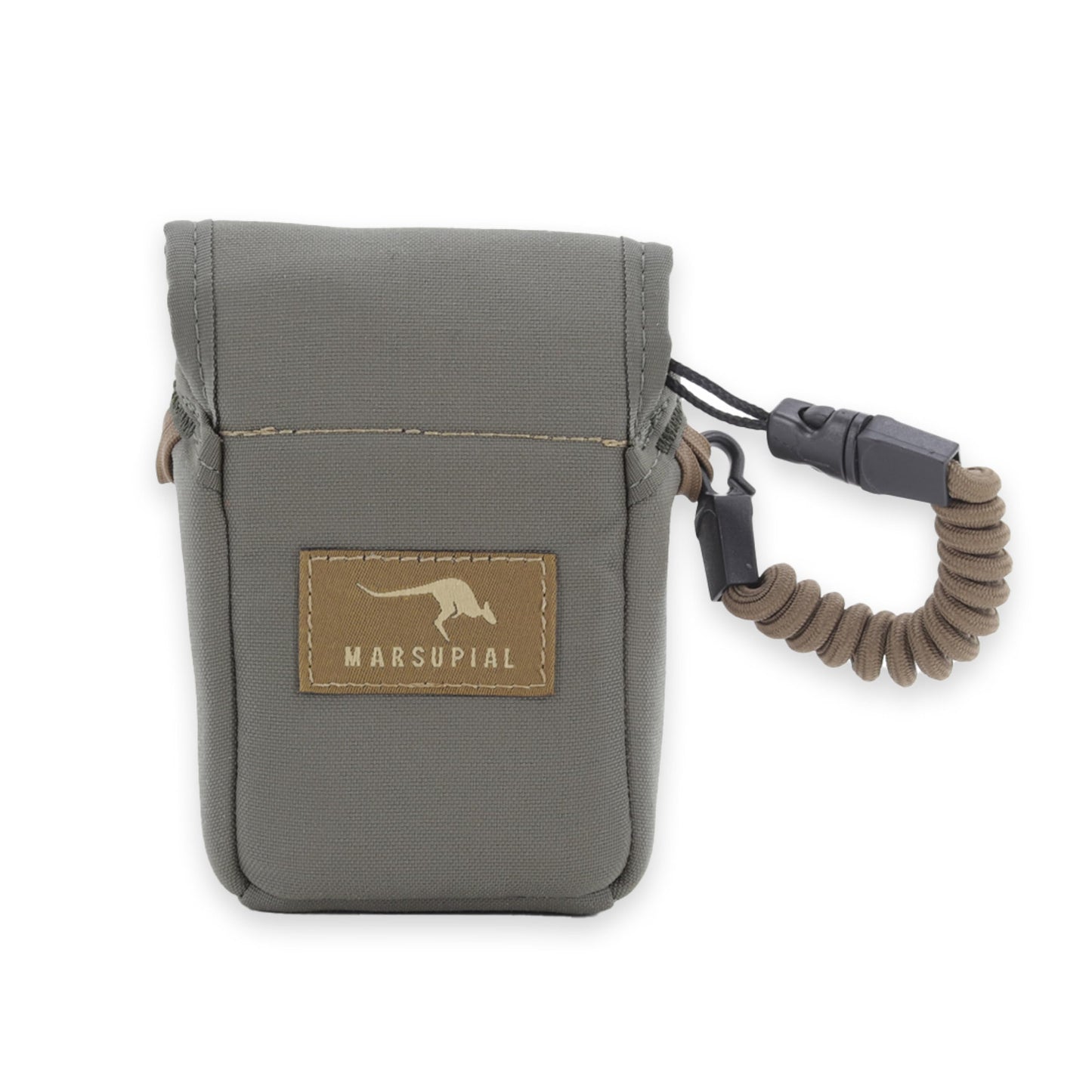 Marsupial Gear Rangefinder Tether - Elastic Coiled Safety Strap for Range Finders with Quick Attach Hook Perfect for Hunting & Bird Watching, Small