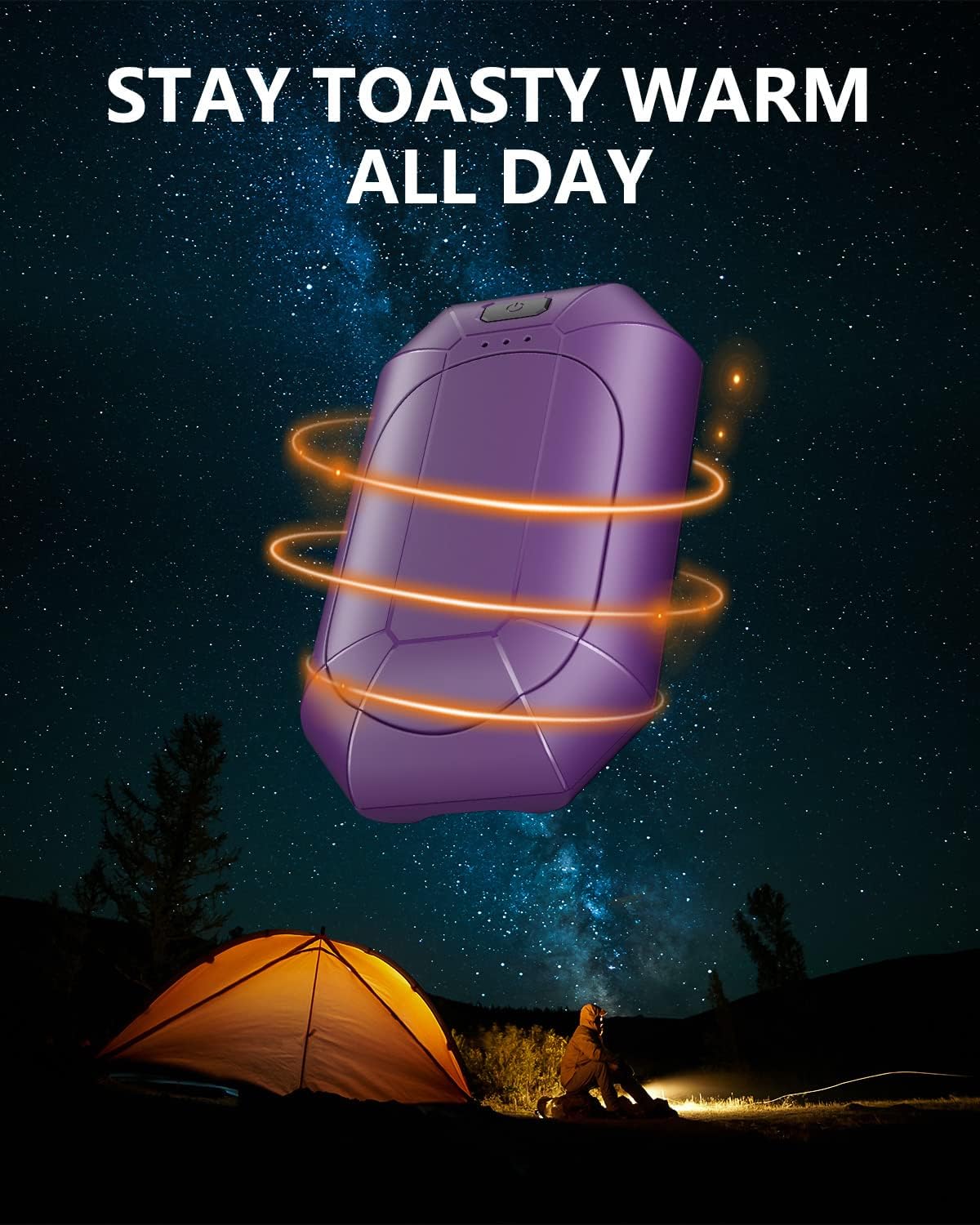 Rechargeable Hand Warmers | Dnaleao 2-Pack 4000mAh Portable Heater for Outdoors