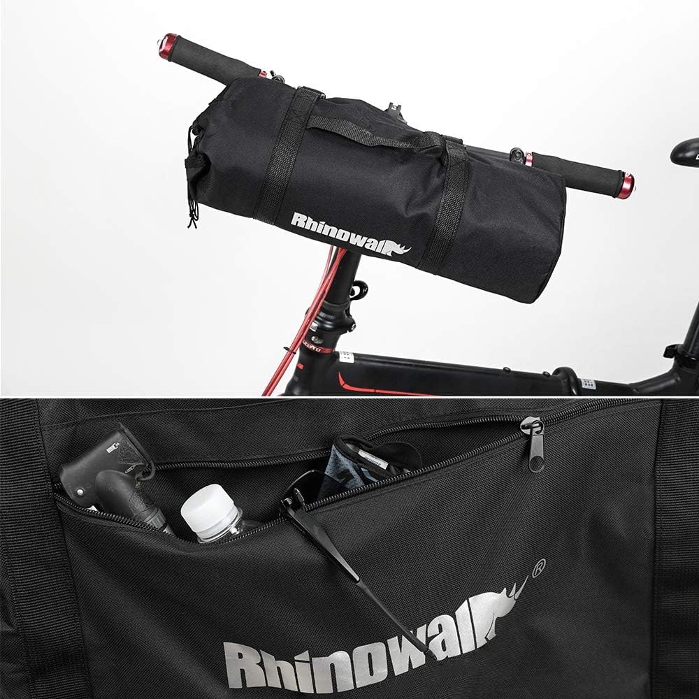 Kinpit 26 inch Folding Bike Bag Thick Bicycle Transport Carry Case for Air Travel