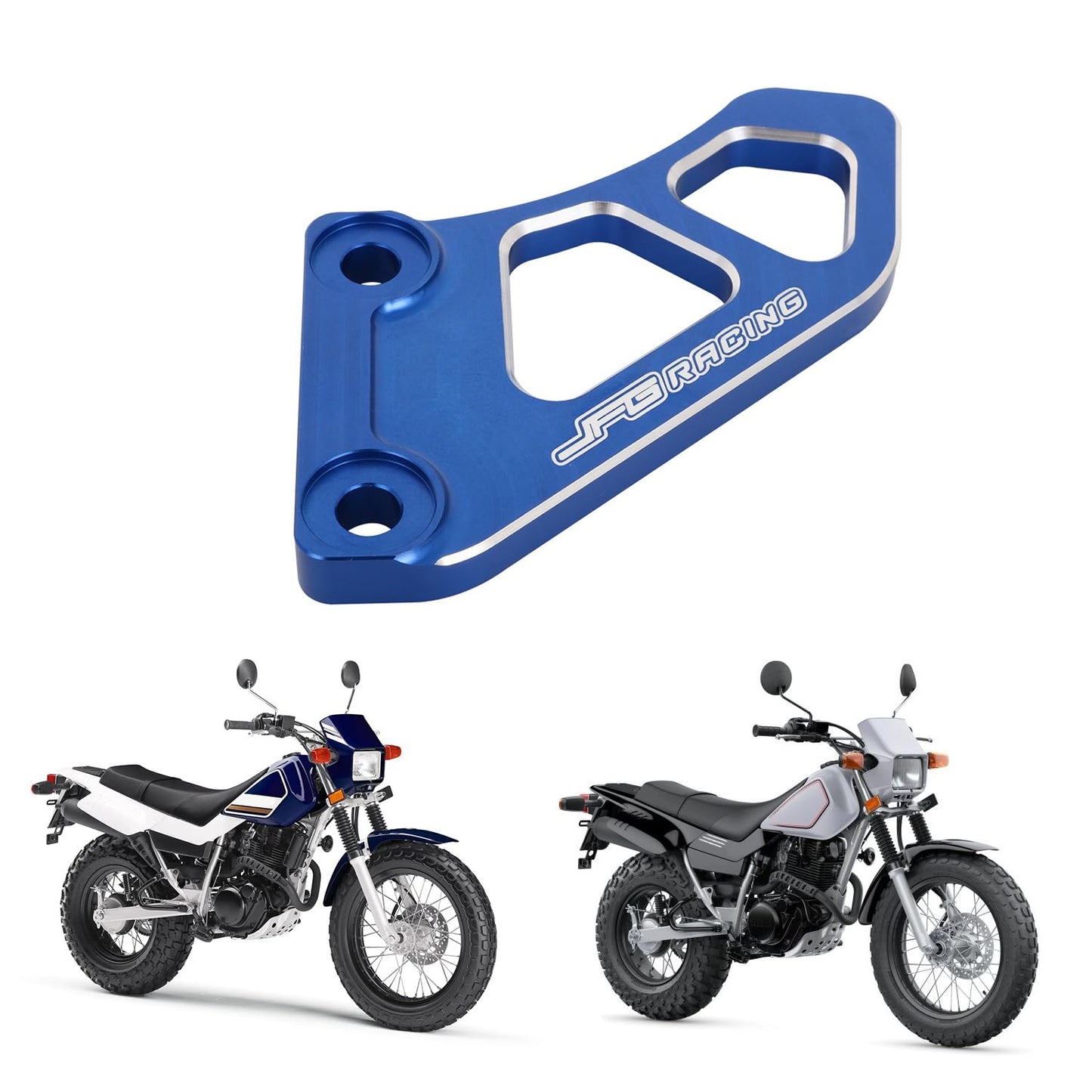 JFG RACING Motorcycle Chain Guard Guide Protector CNC for TTR125 TTR125LE 00-23 TW200 05-23 XT250 08-23 XT225 05-07 Dirt Pit Bike Dual Sport Blue