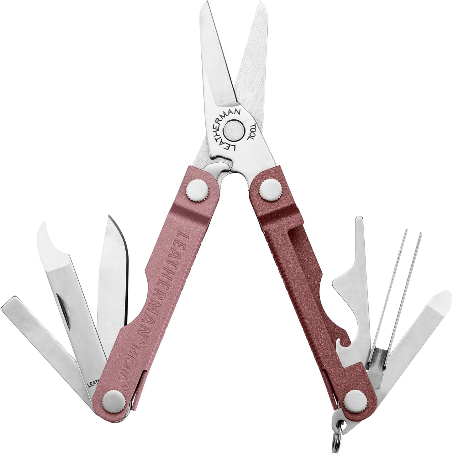 LEATHERMAN, Micra, Keychain Multi-tool with Grooming Tools, Mini Pocketknife for Everyday Carry (EDC), Hobbies & Outdoors, Built in the USA, Stainless Steel