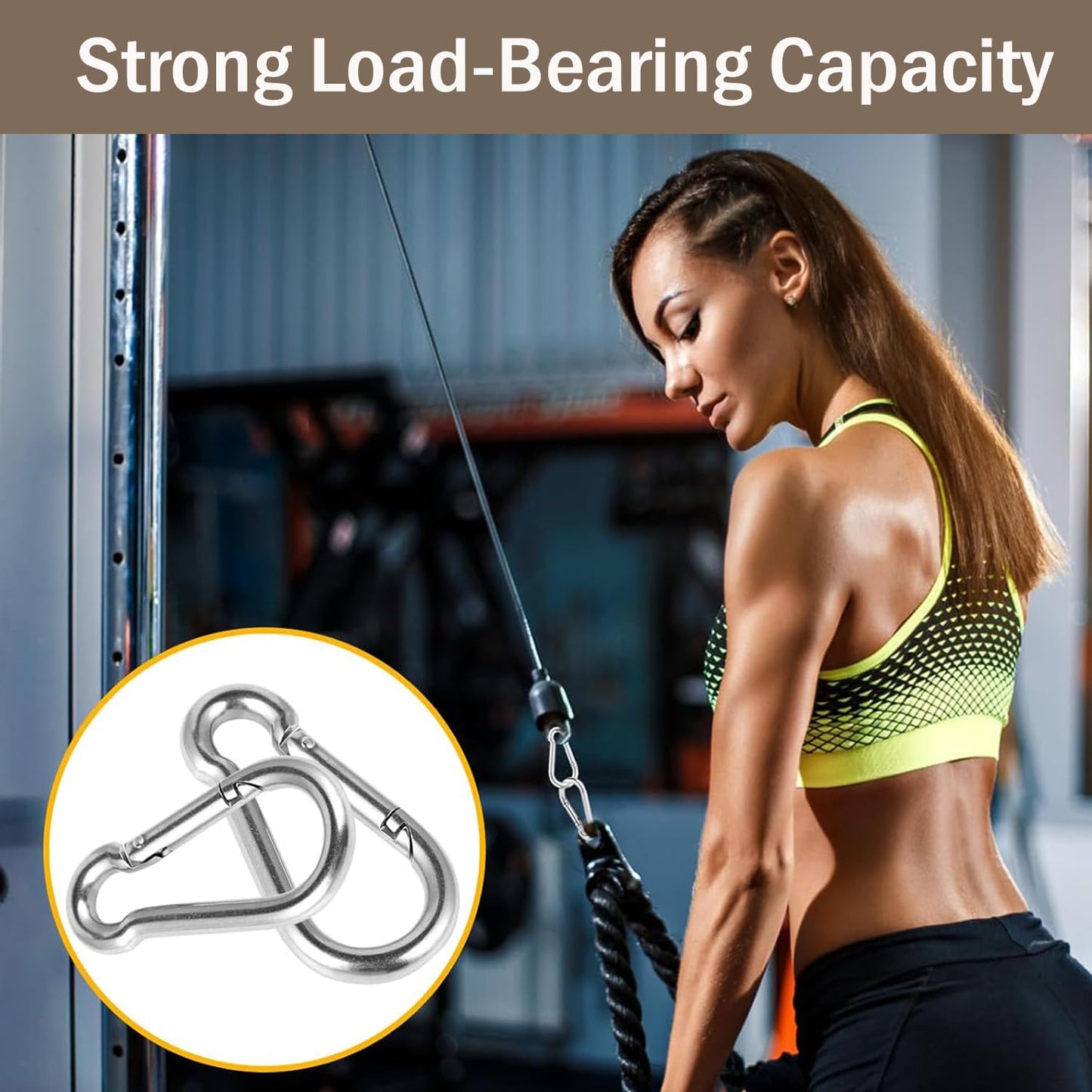 20pcs Small Carabiner Ciip, 1.57inch Mini Carabiners Clips, M4 Spring Snap Hook Heavy Duty, Locking Carribenares for Climbing Hiking Camping Fishing (M4-1.57inch)