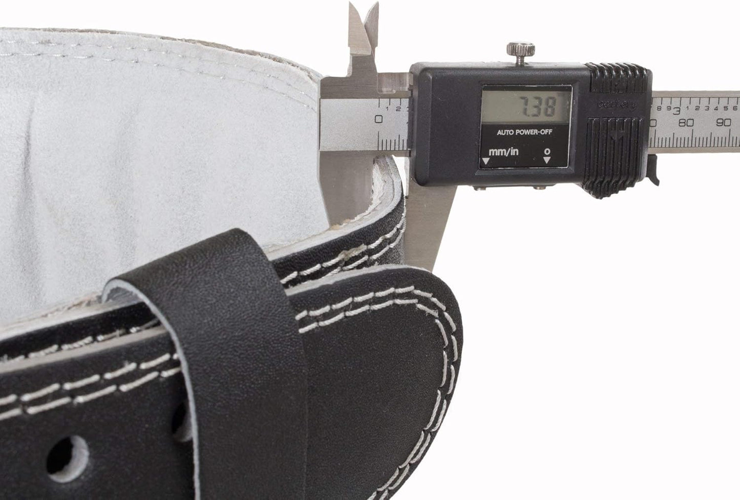 Grizzly Fitness Pacesetter Padded Leather Weightlifting Belt - 6" | Suede Lining | Padded for Extra Comfort | Used by Pros | Won't Dig into Hips or Back | Training Belt for Improved Biomechanics