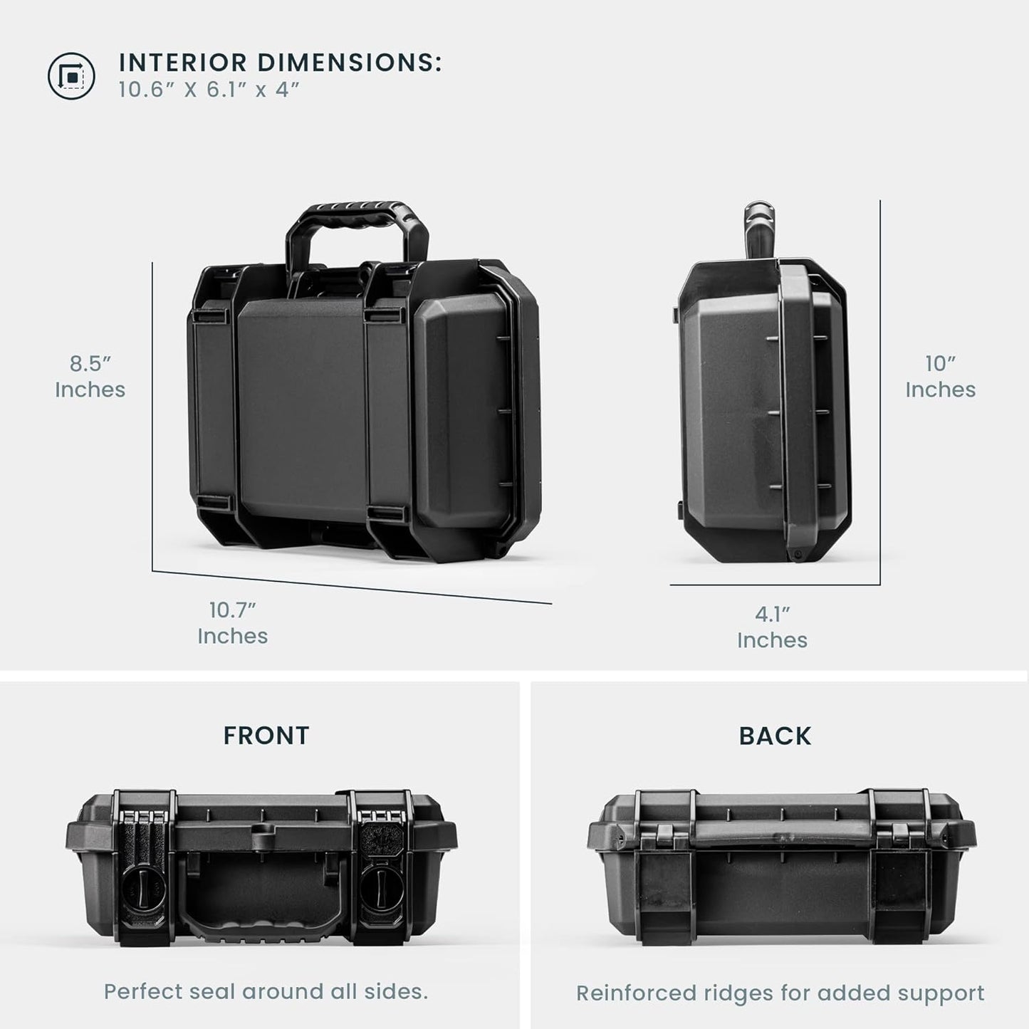 230 Medium Tactical Case, Black