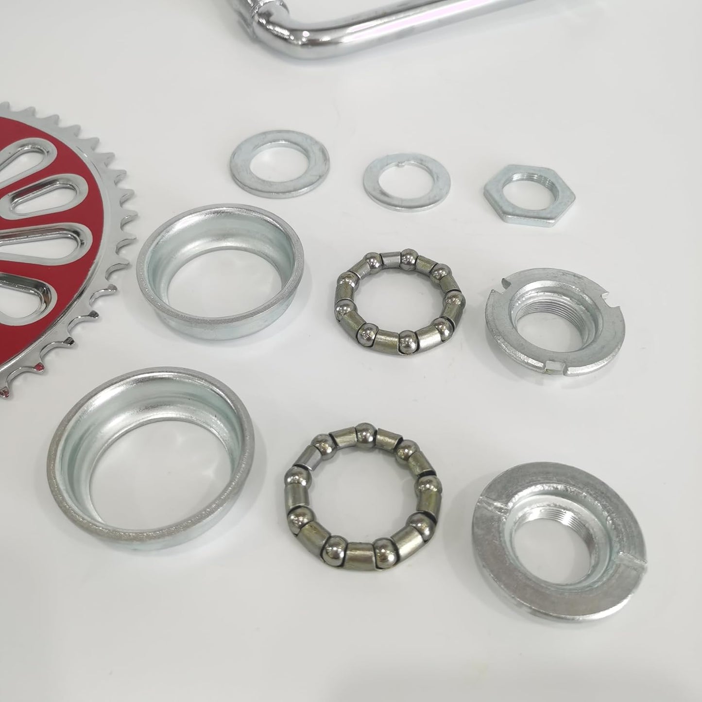 2”Cup Wide Pedal Crank Kit, One-Piece Crank, for 2- Stroke Motor,Gas Motorized Bicycle 48cc/66cc/80cc