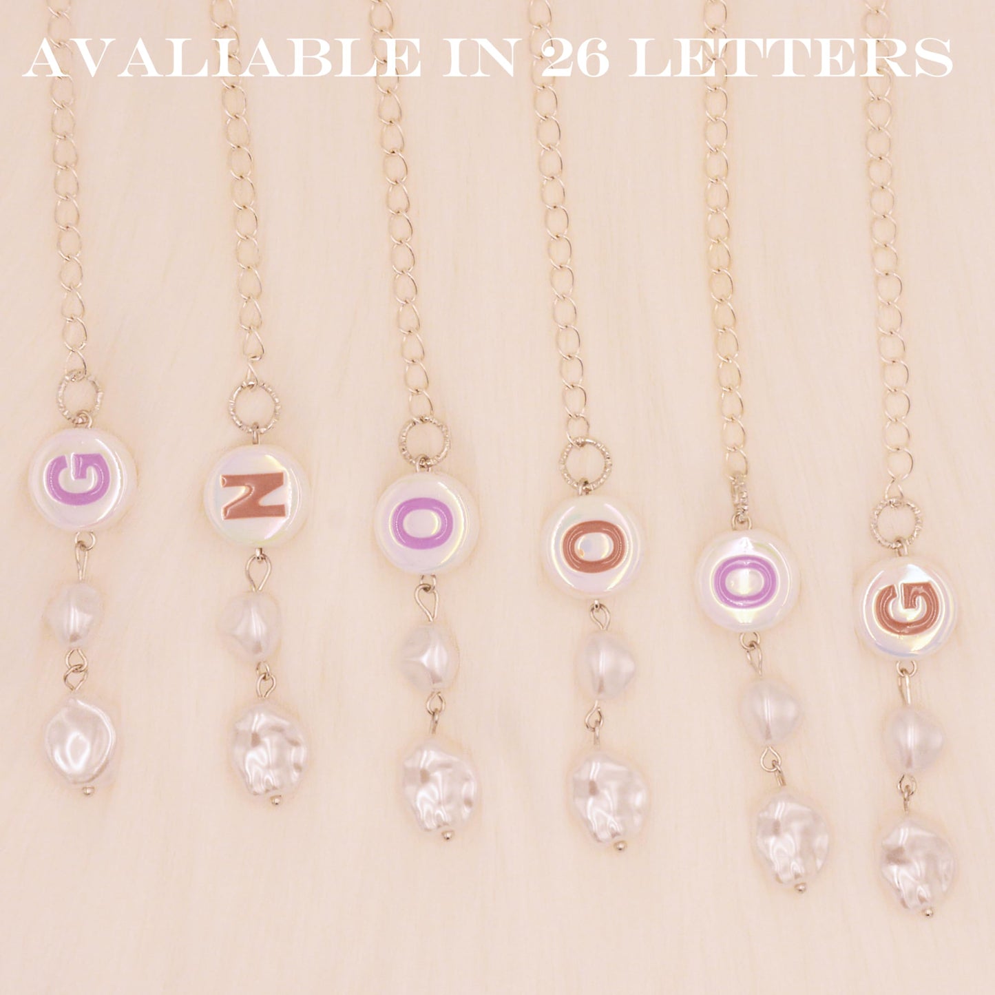 JOYLEY Letter Charms for Stanley Cup with Gift Package, 2PC Initial Cup Charms for Water Bottle, Handmade Silver Cup accessories for Tumbler, Yeti, Simple Modern (Purple+Brown)