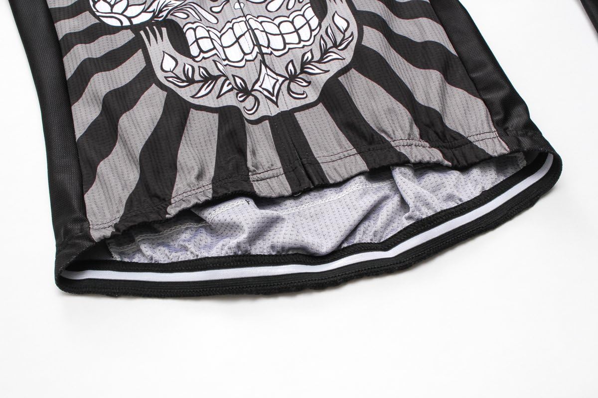 JPOJPO Cycling Jersey Men, Mountain Bike Shirt Tops S-5XL - Breathable and Quick Dry