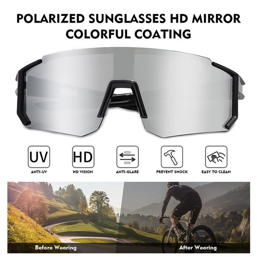 Eternal Star Polarized Sunglasses for Men, Lightweight Sun Glasses with UV Protection for Driving Fishing Golf