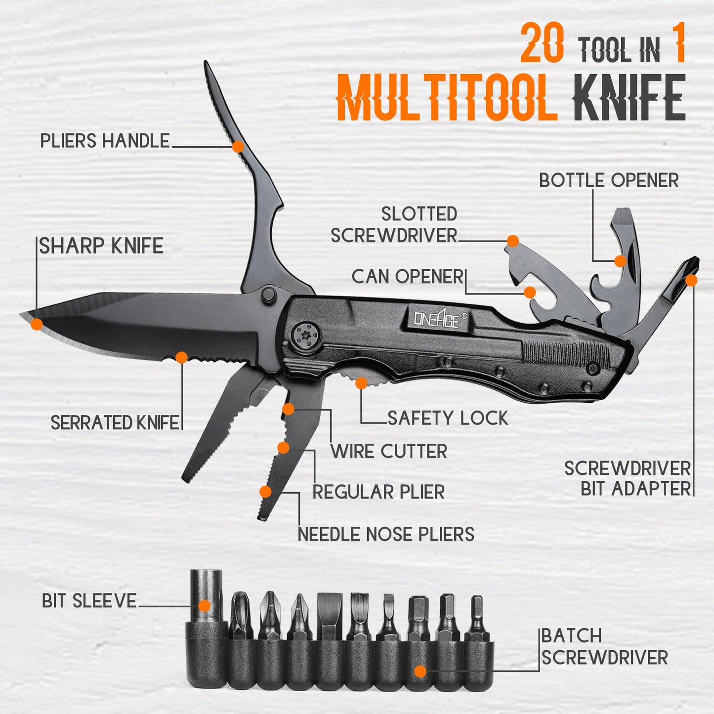 Gifts for Men Dad Brother,Tumbler Multitool Knife Set,Mens Christmas Gift,Gifts for Husband Boyfriend Guy Groomsmen Uncle,Birthday Presents Ideas for Man,Gift for Men Who Wants Nothing