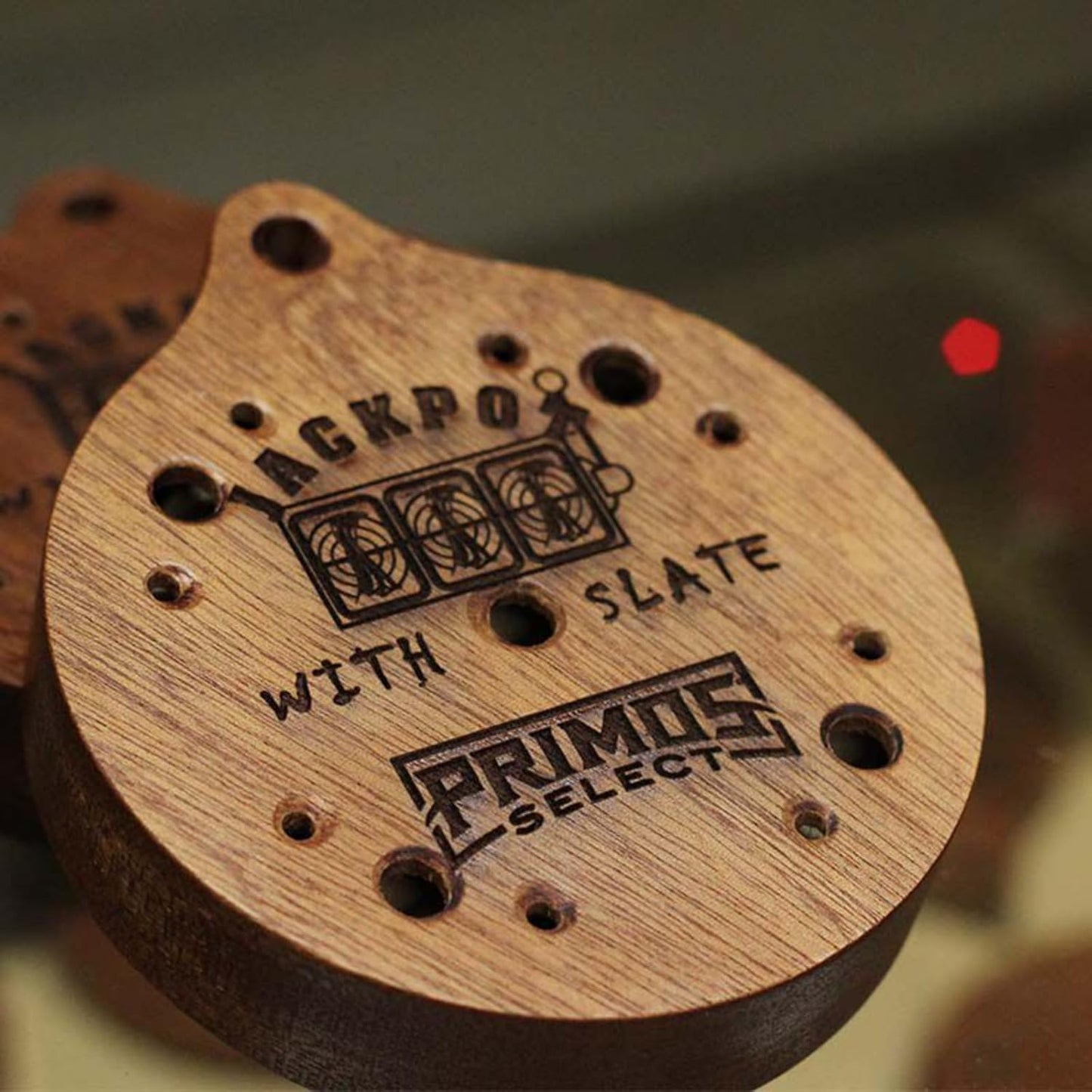 Primos Hunting Jackpot Slate, Turkey Hunting Box Call with Comprehensive Conditioning Kit, Brown