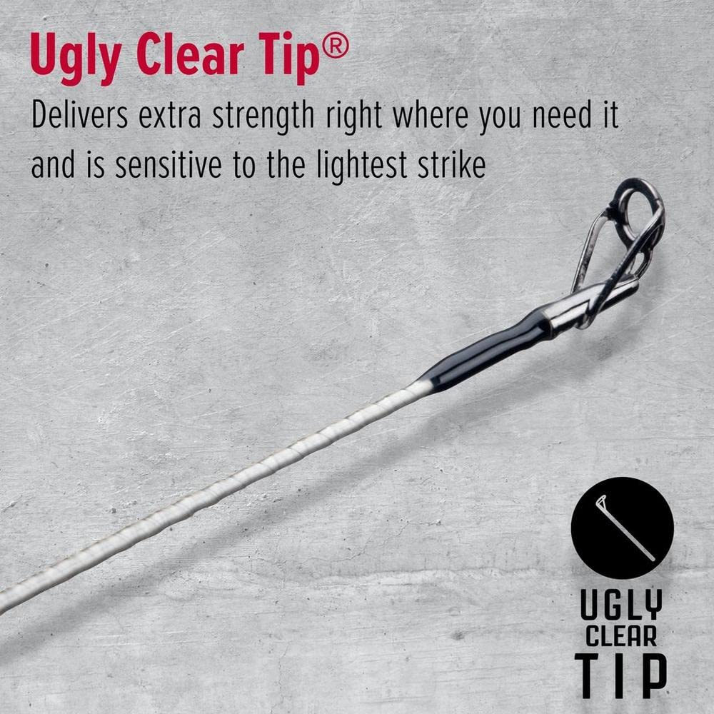 Shakespeare Ugly Stik Ugly Tuff 8+ Spincast Reel and Fishing Rod Combo
