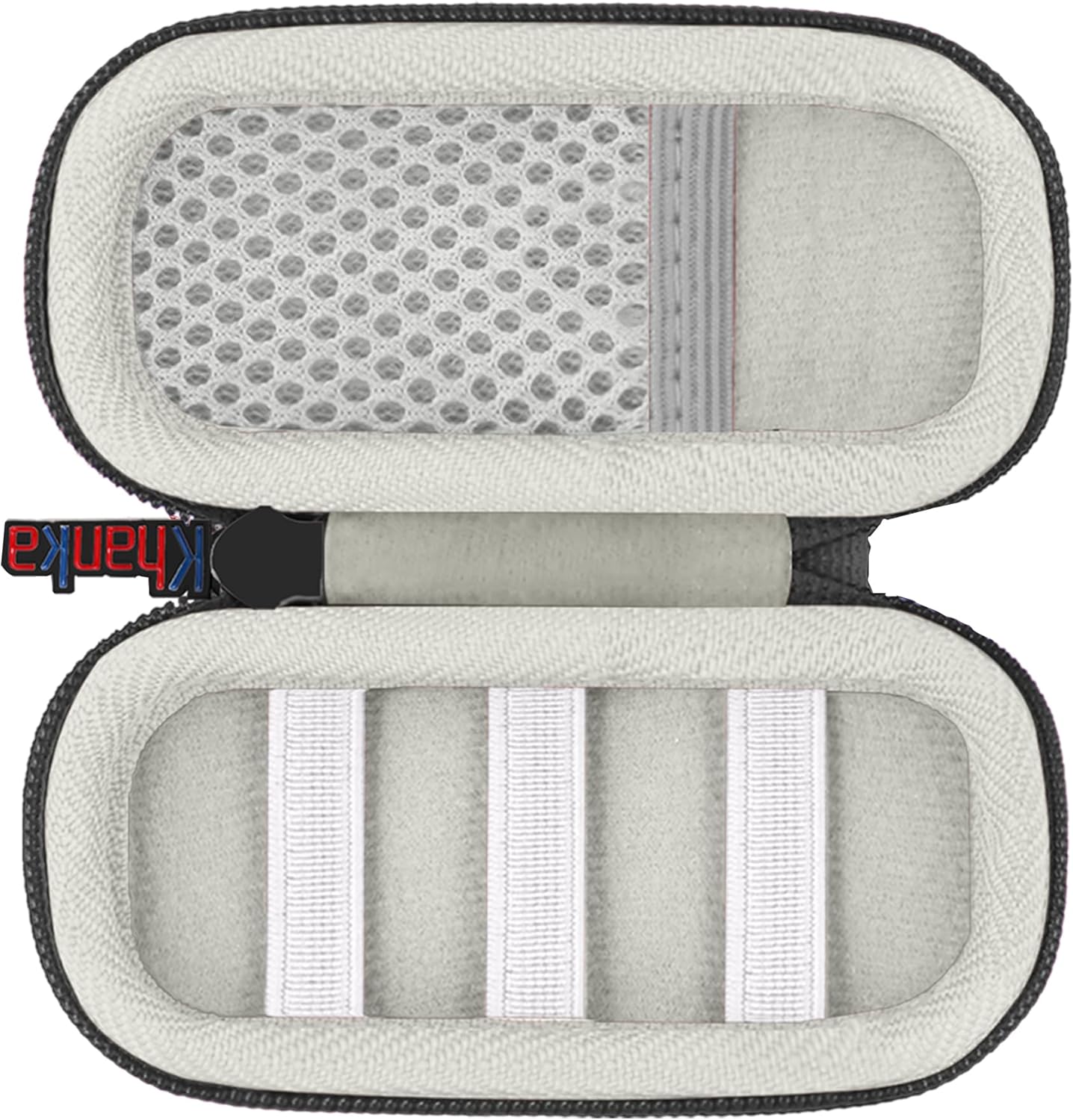 khanka Hard Case for AliveCor KardiaMobile ECG Monitor, Fits KardiaMobile 6L/6L Max, 6-Lead Personal EKG Device, Portable Heart Monitor Storage Case(Gray)