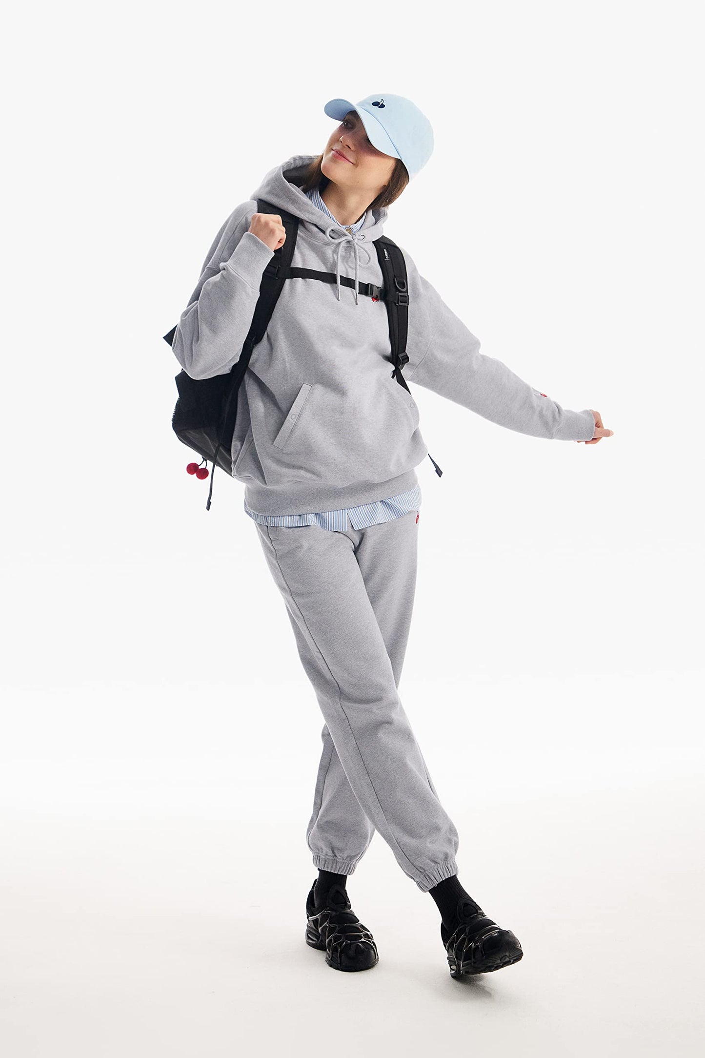 KIRSH Daily Pocket Technical String Backpack (Black)