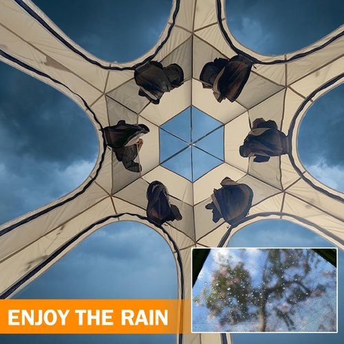 Bubble Tent, AYAMAYA 10x10 FT Screen House for 4-6 People, Outdoor Sports Tent Canopy with Mesh Mosquito Netting for Patio, Camping, Backyard and Outside Activities, Weatherproof Sun Shelter