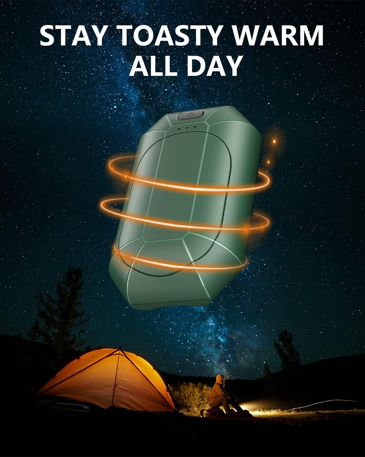 Rechargeable Hand Warmers | Dnaleao 2-Pack 4000mAh Portable Heater for Outdoors