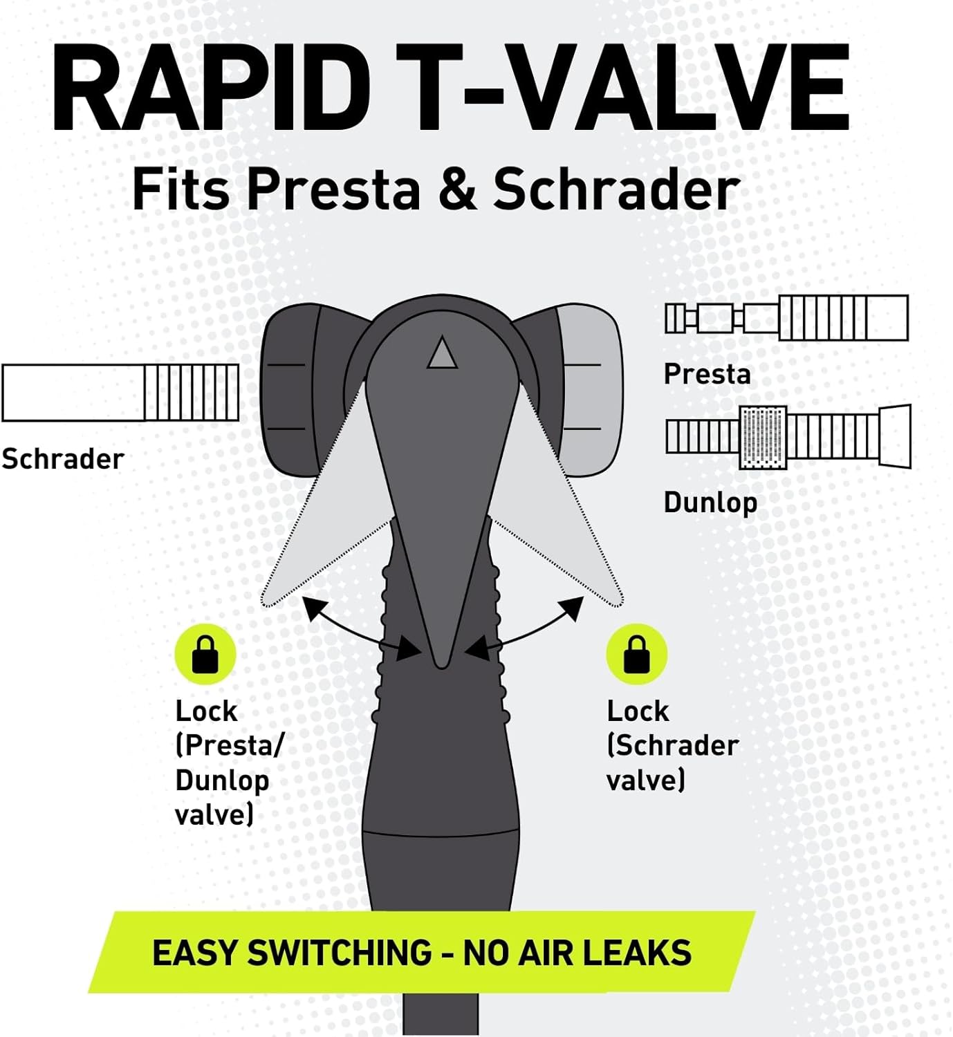Vibrelli Vibrelli Bike Floor Pump with Gauge - High Pressure 160 PSI - Presta Valve Bike Pump Automatically Switches to Schrader - Bicycle Pump Comes with Glueless Puncture Kit