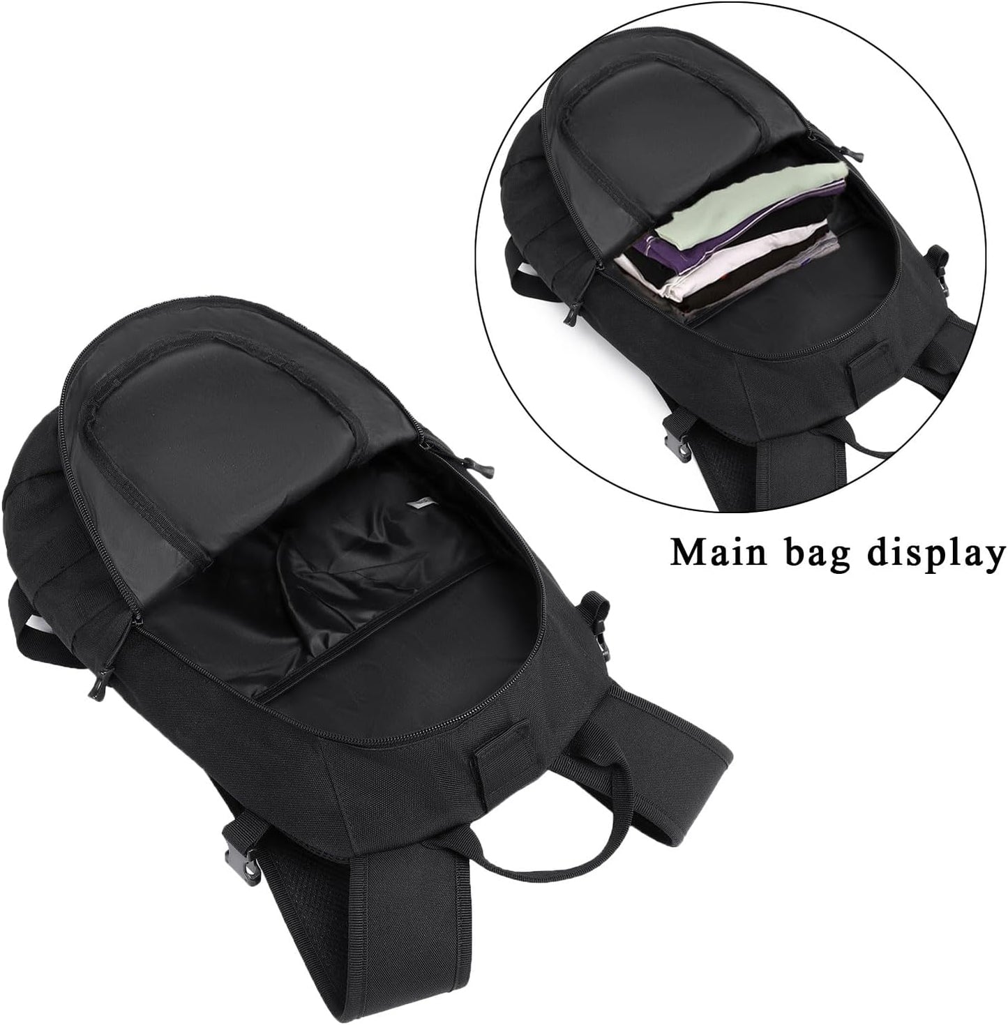 ArcEnCiel 15L Motorcycle Backpack Tactical Bag Rucksacks for Outdoor Camping Trekking Hunting with Patch