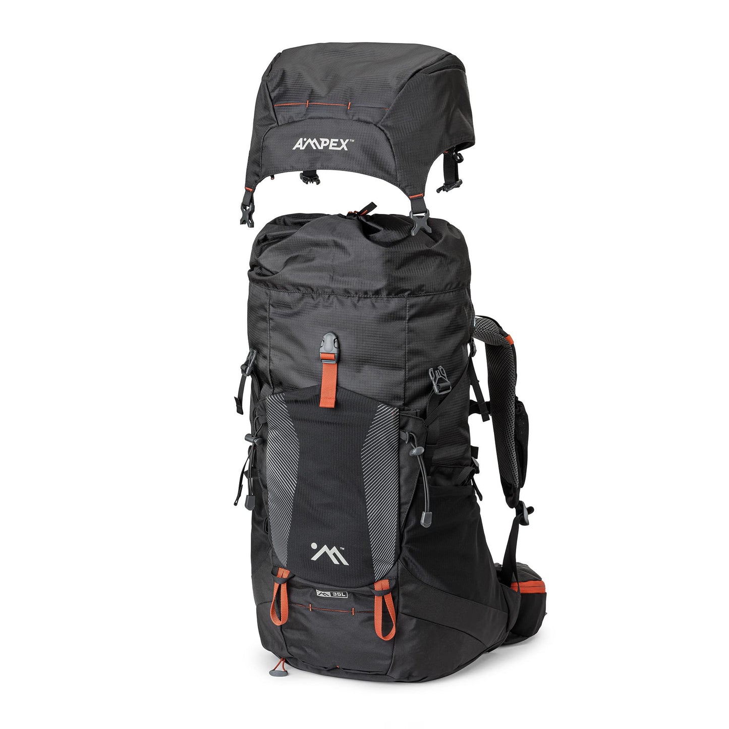 AMPEX Hiking Backpack | Camping Essentials Lightweight Backpack for Men & Women, Travel Bag for Backpacking, Camping, Hunting and More (35 Liter)