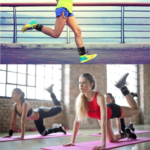 Adjustable Ankle Weights with Dumbbells Set