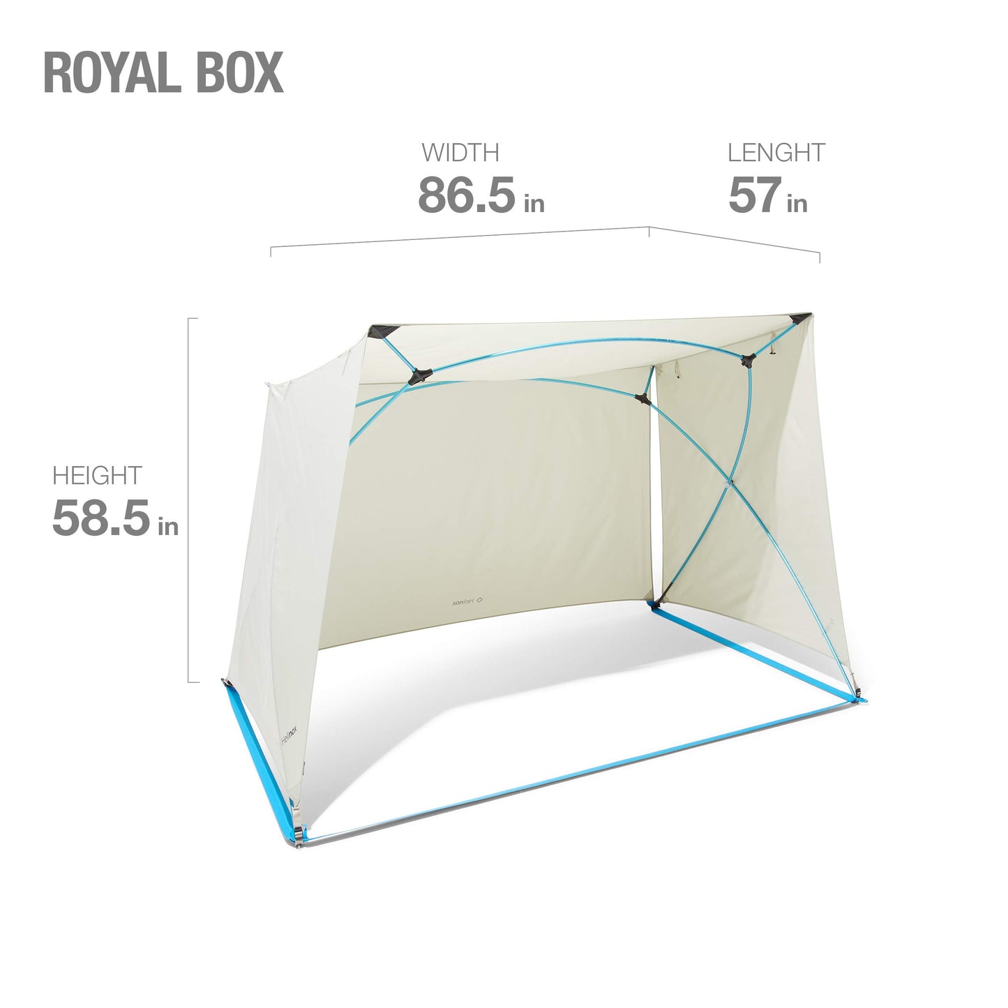 Helinox Royal Box Portable Sun Shade and Beach Shelter, Sand Case