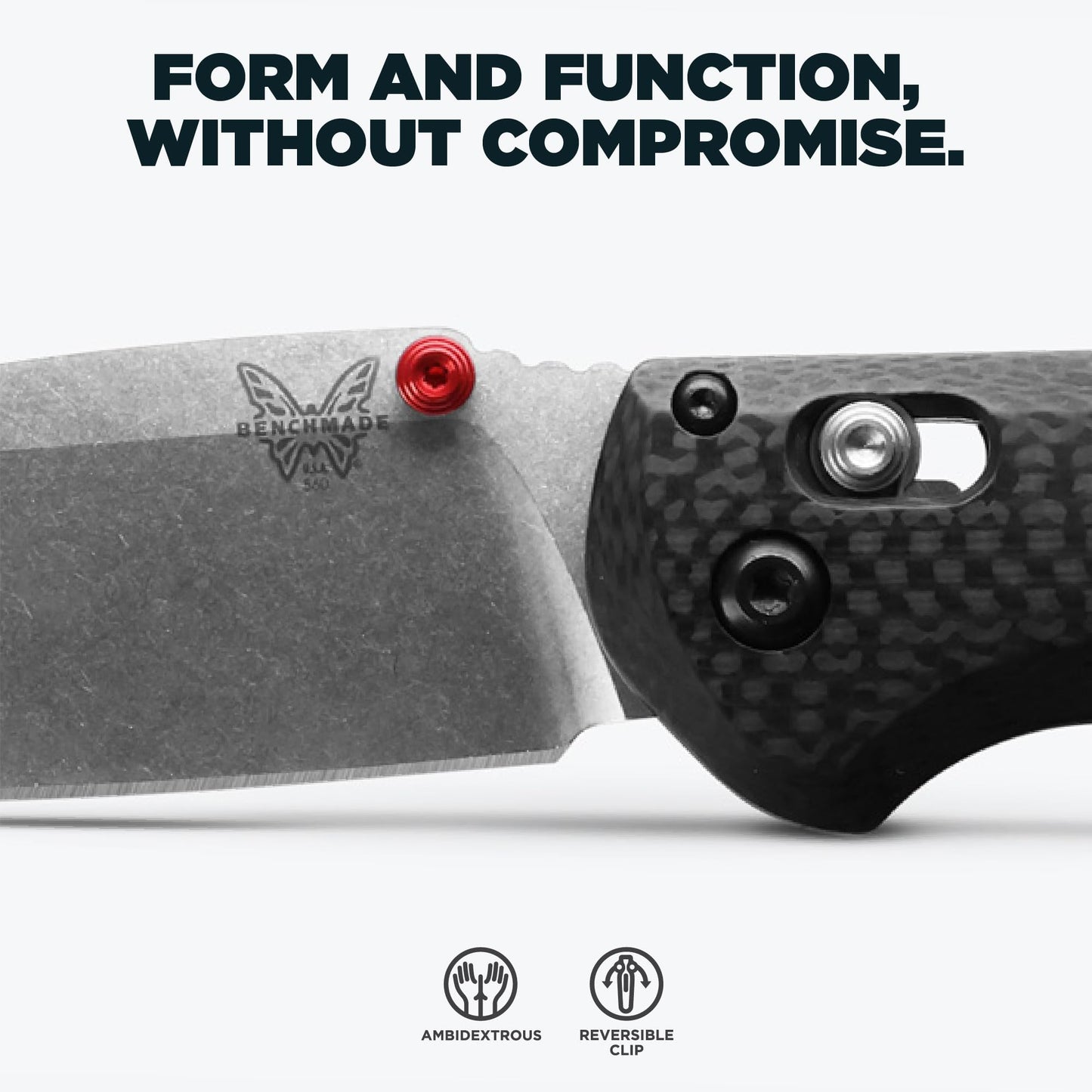 Benchmade - Freek 560-03 Knife with Carbon Fiber Handle (560-03)