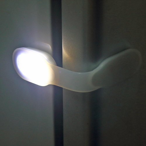 ALONEFIRE LED Flashlights Clip on Flashlight Night Safely Nursing Night Light Hands Free Strong Magnetic to Grip Clothing with a Keychain Flashlight for Walking Running Sports Outdoor Emergency