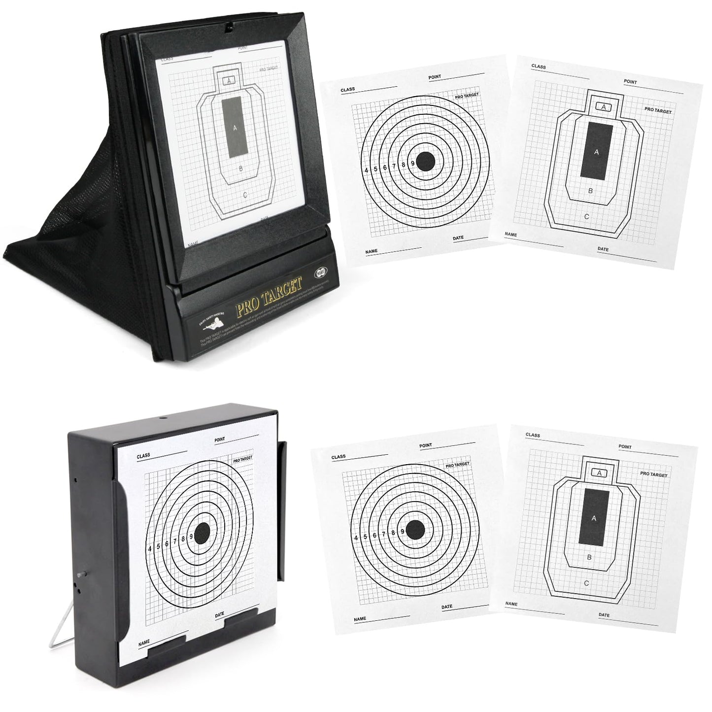 100 Pack Paper Targets Replaceable, BB Gun Shooting Practice Paper for Backyard, Indoor or Outdoor Range Targets