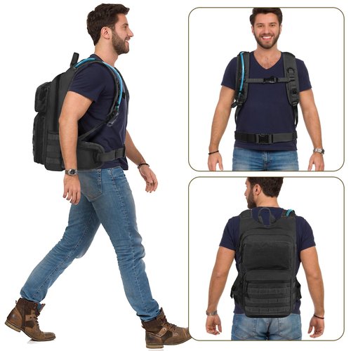 FRTKK Hydration Backpack with 3L TPU Hydration Bladder, Lightweight Insulation Hydration Pack for Cycling, Hiking, Running, Climbing, Hunting, Biking
