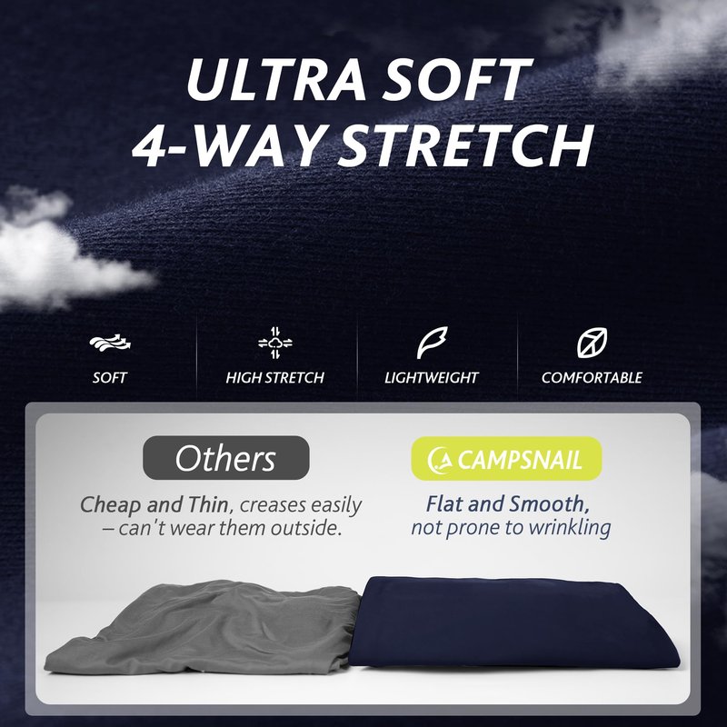 CAMPSNAIL 4 Pack Joggers for Women - Sweatpants with Pockets Lightweight Comfy Yoga Pants for Workout Travel Lounge