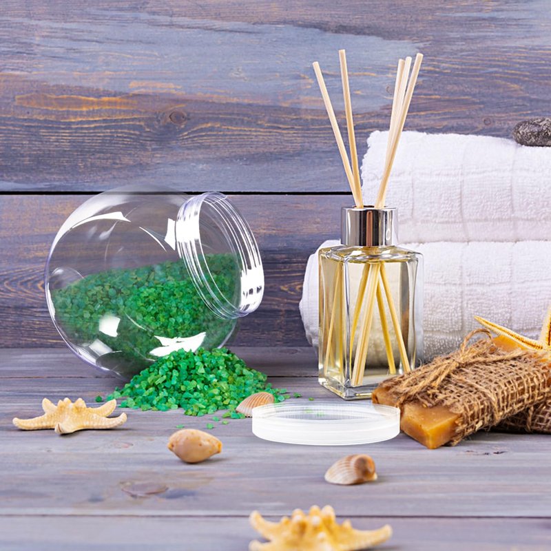 Candy Jar,Cookie Jar Cookie Containers Candy Jars with Lids,4 Pack Plastic Candy Jars for Candy Buffet and Party Table, Candy Buffet Containers, Cookie Jars Dry Food Jars-48 oz (25.4oz)