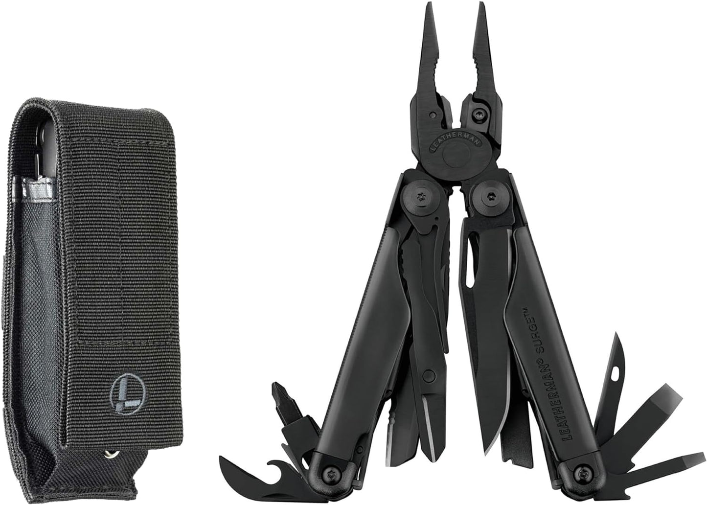 LEATHERMAN, Surge, 21-in-1 Heavy-Duty Multi-tool for Work, Home, Garden, DIY & Auto, Black with MOLLE Sheath