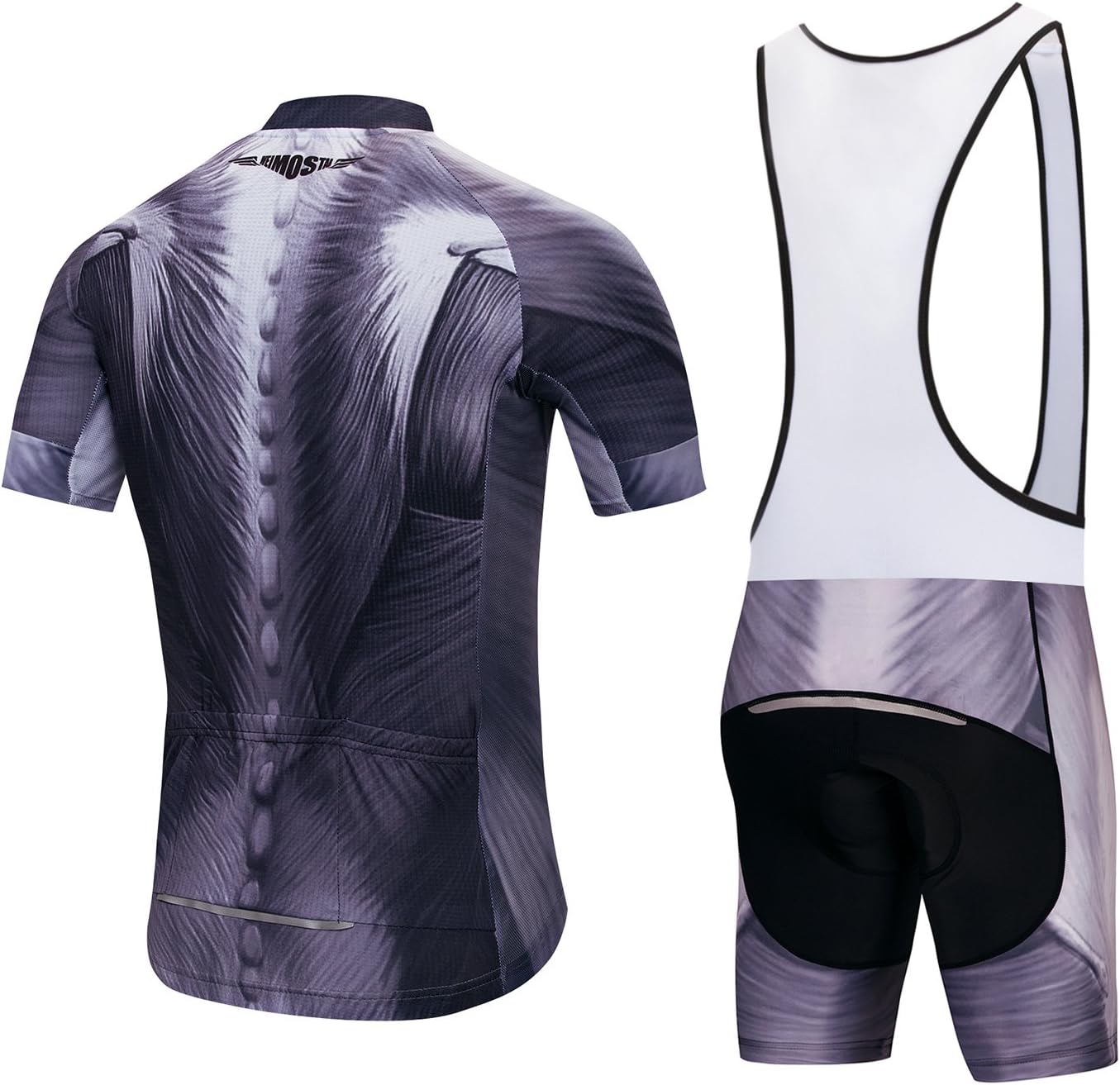 JPOJPO Cycling Jersey Men, Mountain Bike Shirt Tops S-5XL - Breathable and Quick Dry