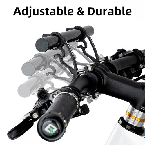 ROCKBROS Bike Handlebar Extender Double Bike Handlebar Bracket Bicycle Handlebar Extension Lightweight Durable for Holding Bicycle Speedometer, GPS, Phone Mount Holder,1Pcs