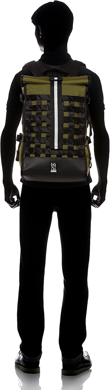 Chrome Industries Pro Barrage Waterproof Roll-Top Satchel Backpack Black Black