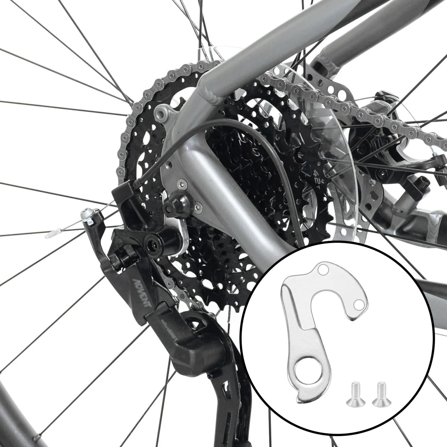 KIEVODE Derailleur Hanger for Trek, Specialized, Giant, Cannondale, Bianchi, Fuji, Diamondback, Raleigh, Kona, Marin and More | Replacement Part Accessories for Mountain Bikes, Road Bicycles, and MTB