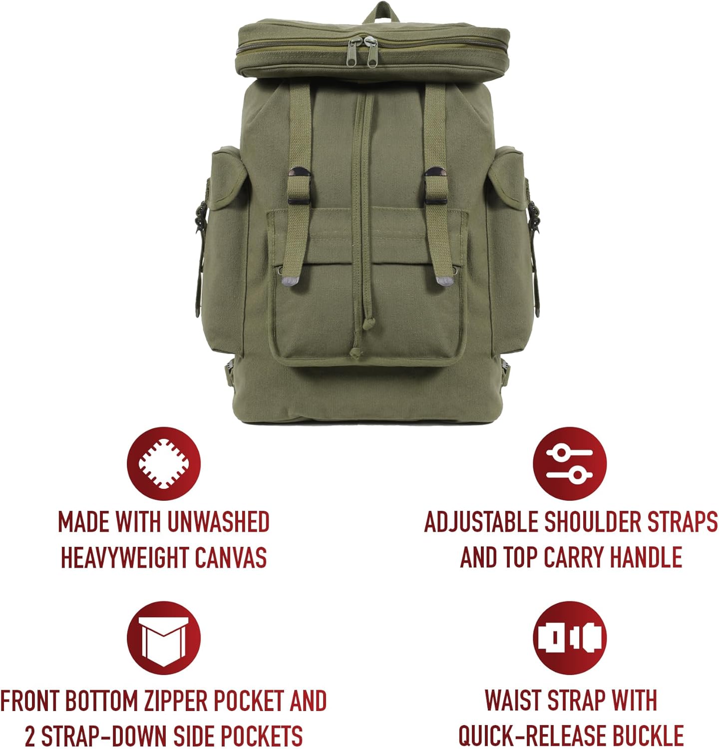 Rothco Canvas European Rucksack