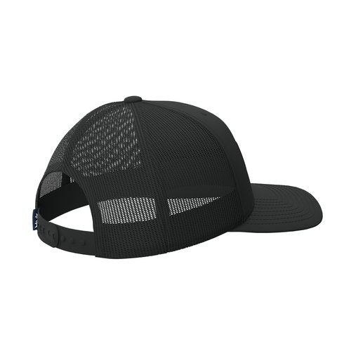 HUK Unisex Trucker, Anti-Glare Snapback Fishing Hat for Kids, Bars-Black