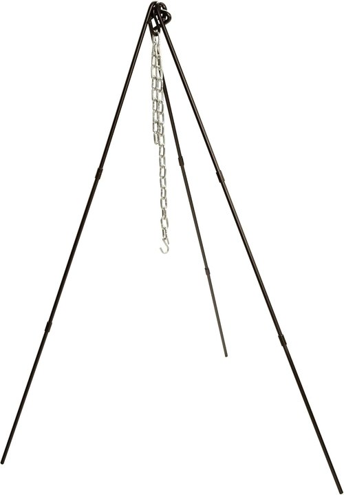 Lodge ATP2 Adjustable Camp Tripod, 40 to 60-Inch Tall, Black