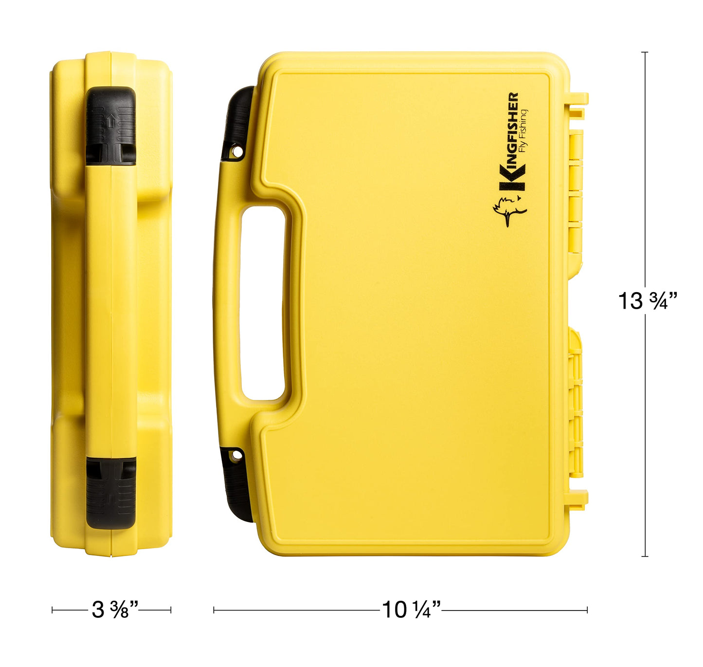 Kingfisher Streamer Fly Fishing Boat Box 2.0 (14" x 11" X 3.35"), Sage