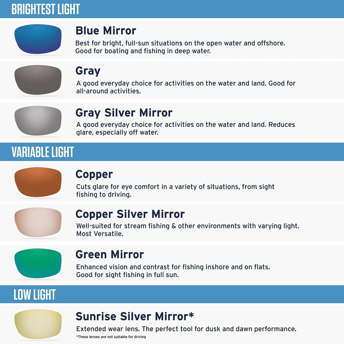 Jose Rectangular Sunglasses for Men | Costa Del Mar Polarized UV Protection