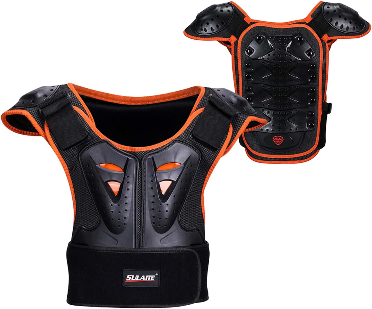 Kids Chest Protector, Dirt Bike Motorcycle Motocross Protective Armor, Youth Riding Biking Vest Jacket, Full Body Back Spine Armor Gear Guard Protection