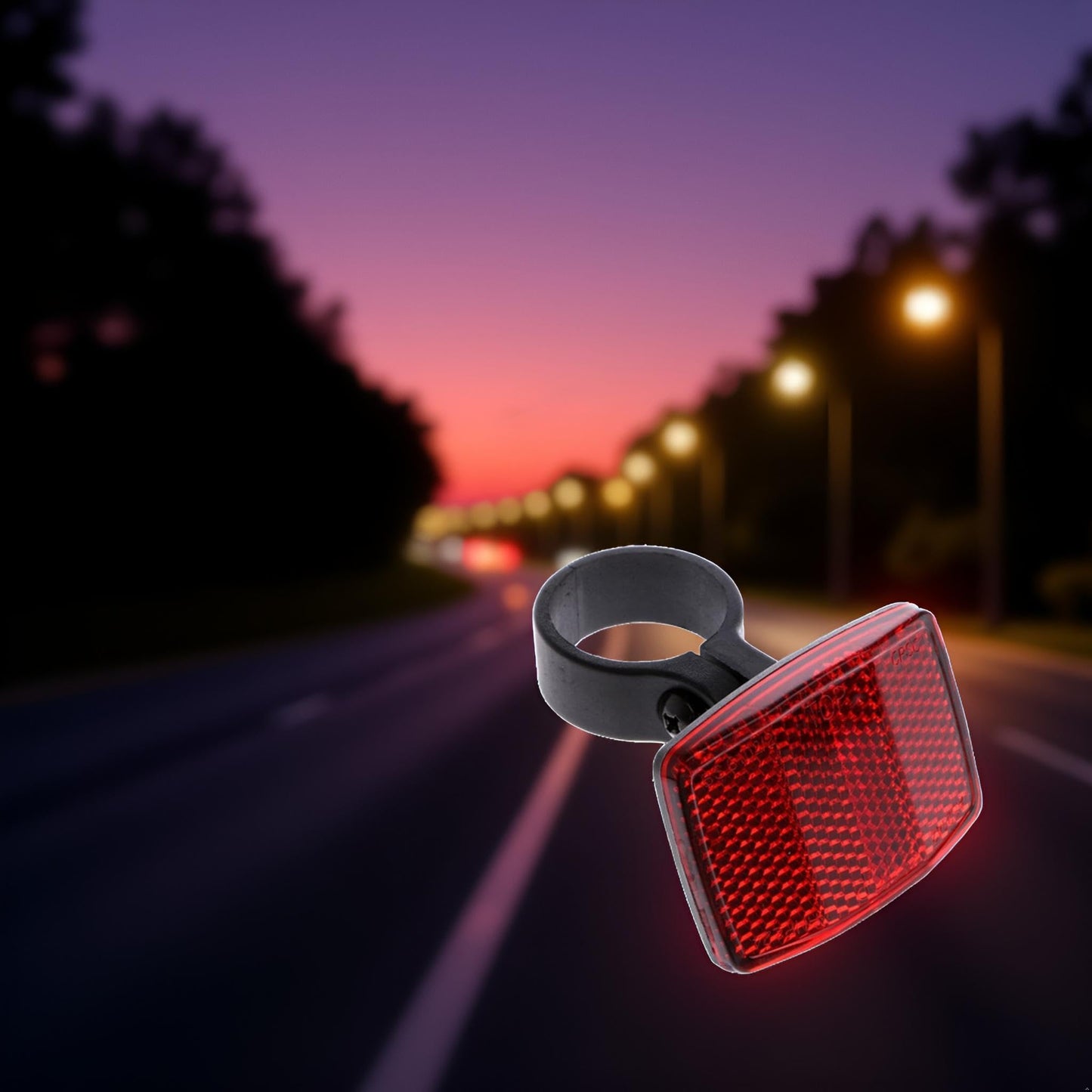 Jowxsx Bike Rear Safety Warnning Reflector Plastic Safety Bike Rear Reflector Light Back Reflective Boards Night Decoration Wreath Wreath Pendant Reflectors Lights and Reflectors