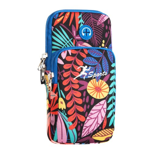 NELboNs Water Bottle Pouch Compatible with Stanley 18-40oz Tumblers Fashion Zipper Pouch Bag for Gym Running Workout Walking Armband to Hold Cellphone,Keys,Earphones,Chapstick or Cards
