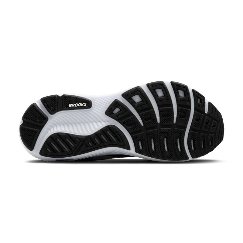 Brooks Women’s Ghost 17 Neutral Running Shoe - Black/Grey/White - 10 Wide