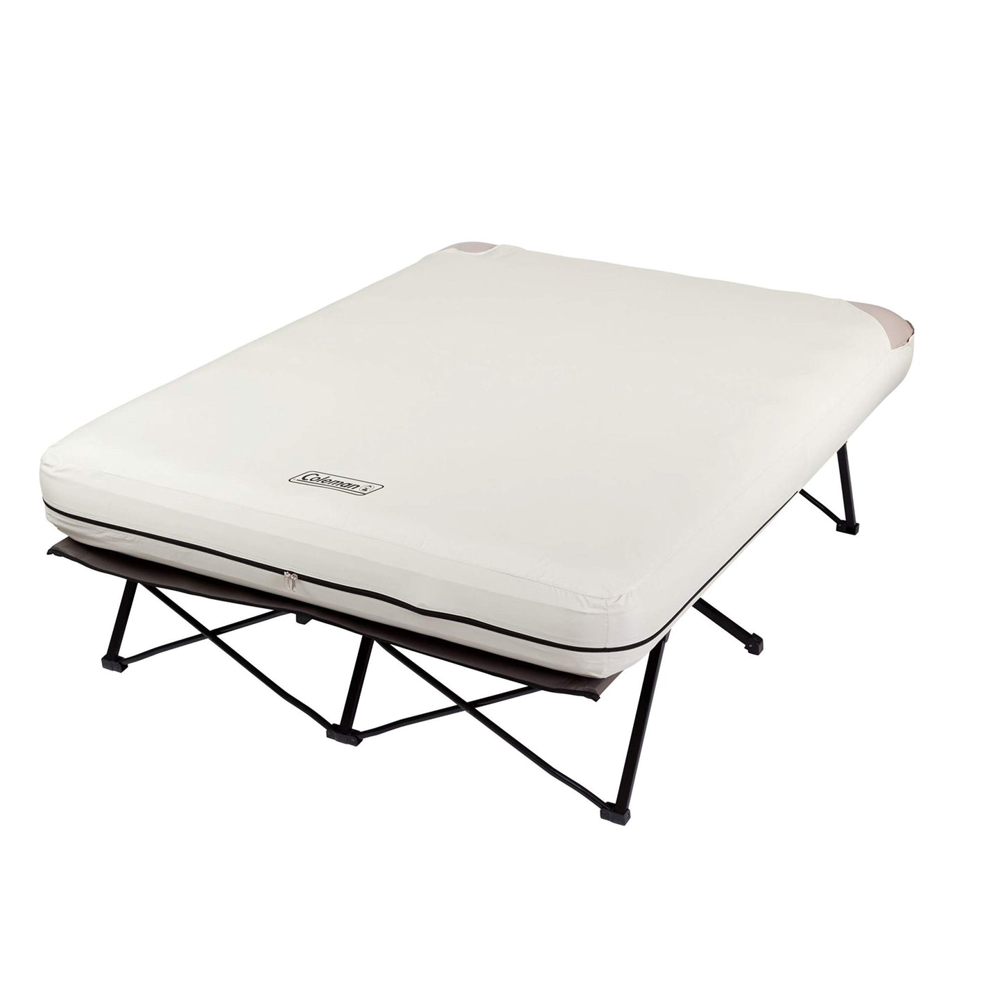 Coleman WeatherMaster 10-Person Camping Tent + Coleman Camping Cot, Air Mattress, & Pump Combo