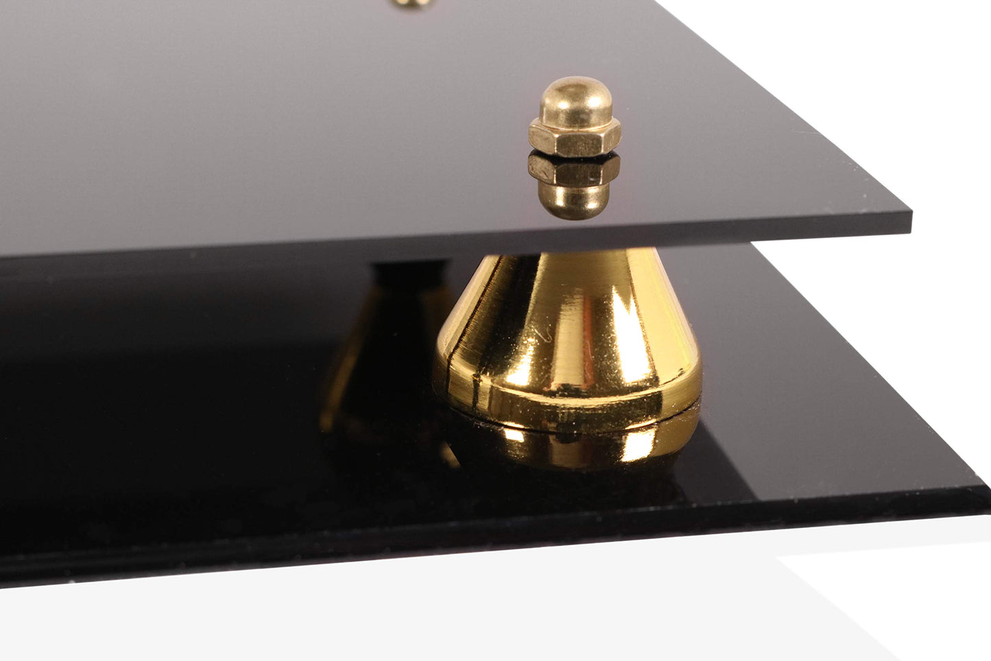 Katai - Set of 2 Crystal Clear Hat Display Cases - UV Resistant Acrylic Cap Holder Stand, Perfect for Baseball, Football or Snapback Caps - Complete with Microfibre Cloth