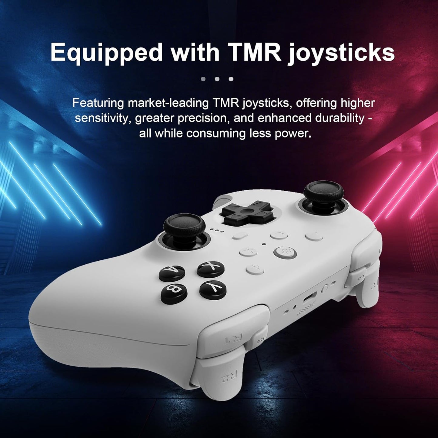8BitDo Ultimate 2 Bluetooth Controller for Switch, Switch 2, PC&Windows,Switch Pro Controller with TMR Joysticks,Tactile/Hall Triggers,Programmable L4/R4 Bumpers,2 Back Paddle Buttons,RGB Ring,Yellow