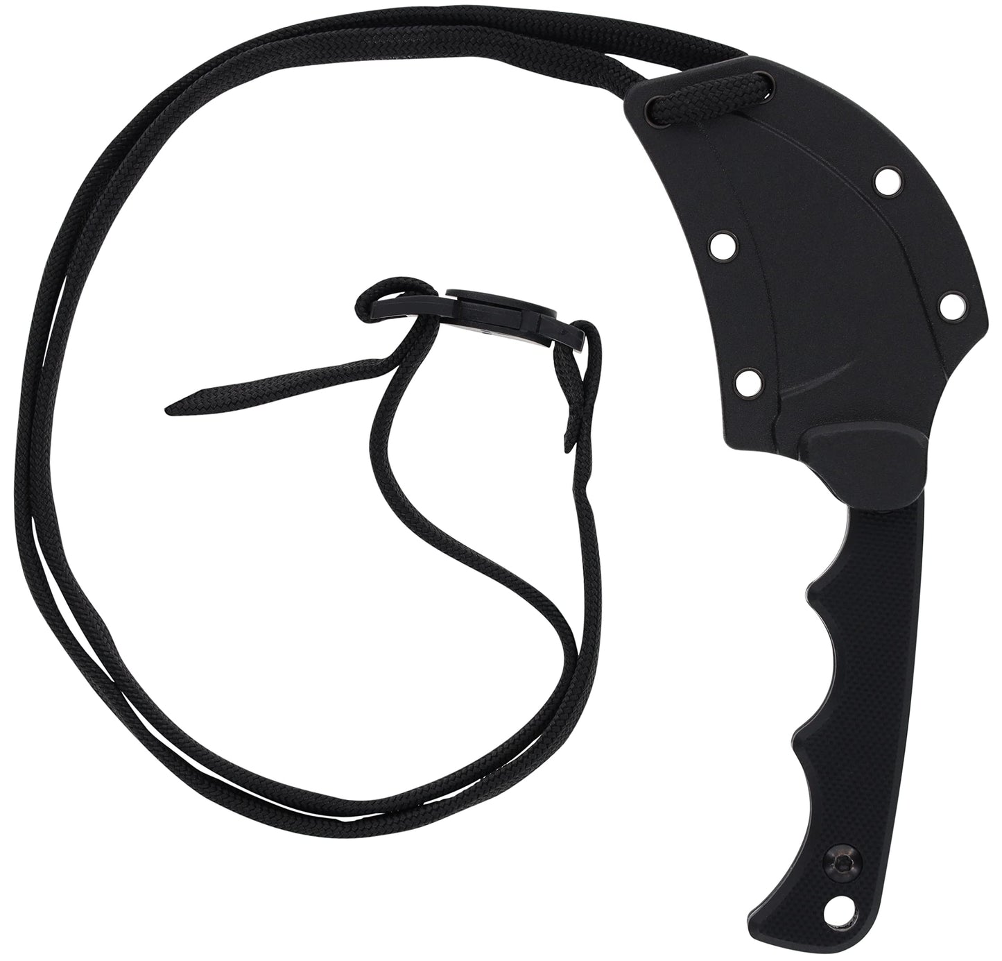 Smith&Wesson Accessories (8HT64) Smith & Wesson H.R.T Karambit Neck Knife 5.2 in Overall Length with 2 in Blade Length and Breakaway Lanyard
