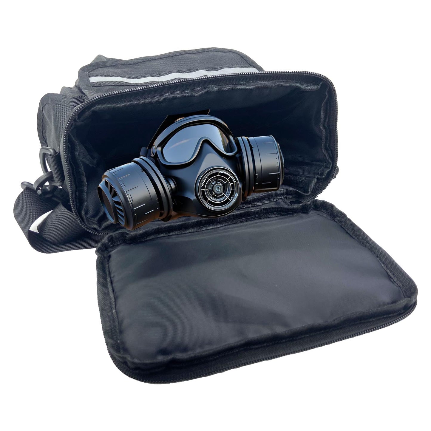 KUNFALY Gas Mask Pouch Attach to Belt or Shoulder Carry Storage Bag for Masks Gear